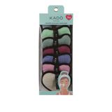 Set van 7 hartvormige make-up remover pads