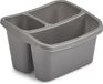 Whitefurze Gootsteenorganiser - Kunststof - 20 x 24 x 15 cm - Grijs
