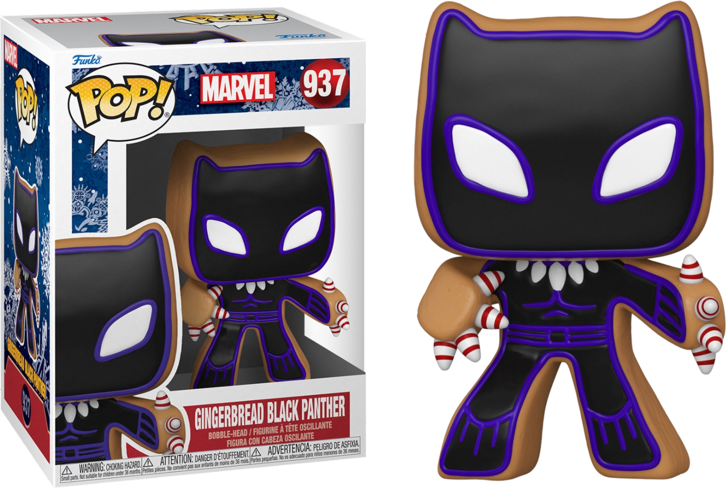 Funko 50662 POP Marvel: Holiday- Black Panther