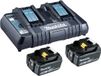 Makita BL 1850B + DC18RD 199482-2 Accu en acculader voor gereedschap 18 V 5 Ah Li-ion