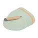 Björn Lot de 6 sets de table incurvés réversibles en cuir recyclé - Rose pâle et vert pâle