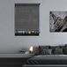 MADECOSTORE Rolgordijn met oprolmechanisme, verduisterend, 49 x 190 cm, zwart