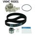 SKF Pompe à Eau + Kit De Courroie Crantée Vkmc 90001 Chevrolet 1145a049