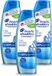 Head & Shoulders 3 x Shampoo Anti-roos Pure Intense Hoofdhuid Detox 250 ml - Lot