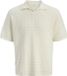 JACK&JONES JORNANTUCKET KNIT SPLIT NECK POLO SA26 Heren Gebreide polo Korte mouw Sea Salt S