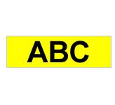 Brother TZ-FX621 9mm - black on yellow - flexible (8m)