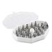 Set kleine mondstukken (roestvrij staal, PE), 29 stuks, verschillende mondstukken, waaronder twee bloemnagels en één adapter, in opbergkoffer