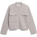ARMEDANGELS Cardigan bomber pour femme en mélange de coton biologique, coupe ample