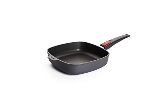 Woll Diamond Lite gietijzeren pan vierhoekig, 24 x 24 cm, met afneembare steel