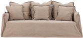Hioshop Oskarshamn bank 3-zits 3 sierkussens beige.