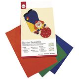 RAYHER 5300749 knutselvilt 0,8-1 mm, 20 x 30 cm, 10 kleuren gesorteerd, SB-Blister 1Set, gemengd