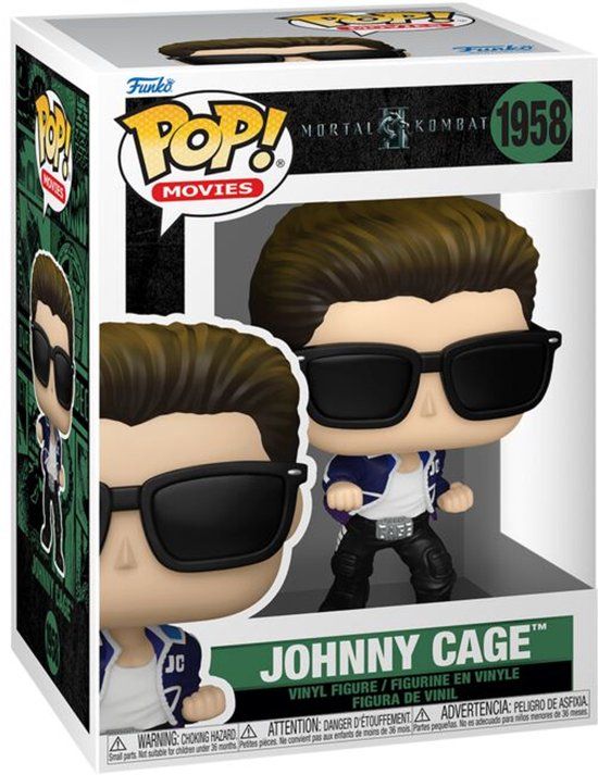 Funko Mortal Kombat Johnny Cage Vinyl Figur 1958 Unisex Funko Pop!