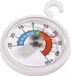 Markenlos Temperatuurmeter voor koel- en vrieskasten, wijnkoelkasten, van -30°C tot +50°C, rond, wit