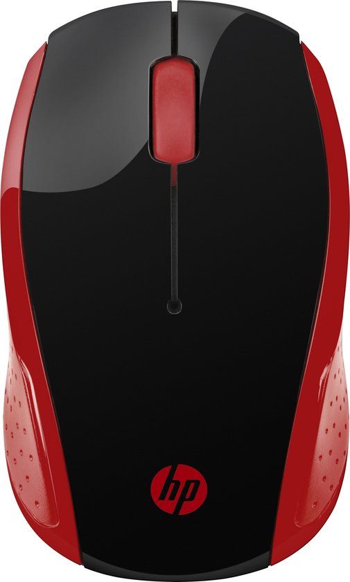 HP 200 Draadloze Muis - Rood