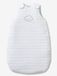 Vertbaudet Sac de couchage bébé bio - Sans manches - Blanc - Nuage