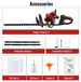 StarTech Hekkenknipper - WS-32F. Benzine-aangedreven, 2-takt hekkenknipper - 22,5 cm³ - Dubbele mes - 600 mm zaagblad - Lichtgewicht - Rood