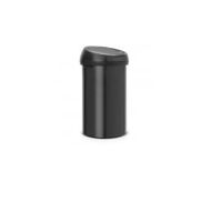Brabantia Touch Bin 60L Round Black Waste Bin