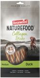 Rosewood Naturefood Hondensnack Collageen Sticks Duck M - 100 gr