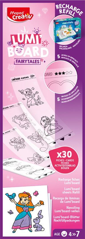 Maped Creativ Navulverpakking 'Prinses' voor LUMI BOARD