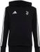 adidas Juventus Turin Hoodie Kinderen Zwart - Maat 128cm