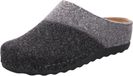 Rohde Pantoufles pour femmes, en feutre souple recyclé, strass, semelle intérieure en cuir, modèle Soave-40 6051, pointure : 41 (EU), couleur : gris