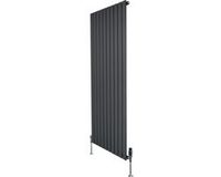 MonsterShop Monster Group BV 1-kolom design radiator - 1600x700 mm - Antracietgrijs - Koolstofstaal - Type 11