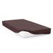 Soleil d'Ocre Fitted Sheet, Cotton, 57 Threads/cm², 60 x 120 cm, Baby Brown