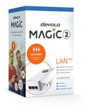 Devolo Magic 2 LAN triple - Powerline Adapter - 2400 Mbps - 3x Gigabit LAN - White