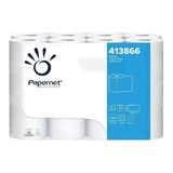 Papernet 413866 Toiletpapier, 4 verpakkingen met elk 24 rollen, van pure cellulose, 2-laags, 180 scheuren, rollengte 19,8 m