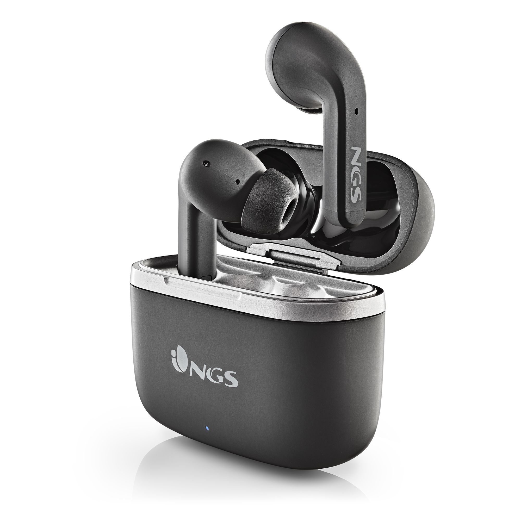 NGS Artica Crown Black Bluetooth In-ear Headphones - Wireless - Black