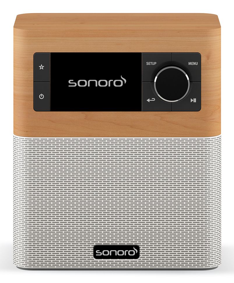 Sonoro STREAM Internet Radio - Esdoornkleur/Wit