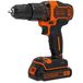 BLACK+DECKER 18V Accu-klopboormachine, 1x 1,5 Ah Li-Ion accu, lader BDCHD18-QW