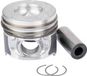 KOLBENSCHMIDT Piston diamètre 76,5 mm course 66 mm, adapté entre autres pour Renault Clio