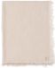 Jollein Deken Ledikant 120x120cm - Fringe Stripe Biscuit/Ivory - GOTS