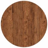 vidaXL Tafelblad - Ø 70 x 4 cm - Rond - Massief Eikenhout - Lichtbruin