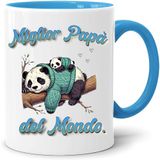 Jungle Mug Vaderdag | Beste Papa der Welt mok met panda | Origineel cadeau-idee voor heren | ontbijtmok voor koffieliefhebbers | cadeau-idee voor schattige en schattige papa