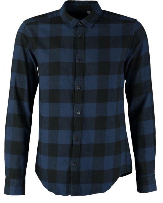 ONLY & SONS ONSGUDMUND - Geruit overhemd - Heren - Maat M - Dress Blues