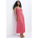 Mango zomerjurk met print - rood
