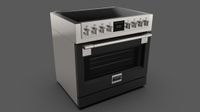 Fulgor Milano Sofia - Fornuis - 90 cm inductie - 5 kookzones - Pyrolyse-oven 150 liter
