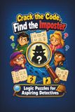 Crack the Code, Find the Imposter, Logic Puzzles for Aspiring Detectives: 500 Clues for Teens, Adults & Seniors Who Enjoy Deduction Mysteries & Cryptograms