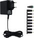 Adaptateur secteur 12V 1A - Adaptateur secteur AC/DC universel avec 9 connecteurs DC - 1000mA maximum