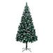 Prolenta Maison Exclusive - Kunstkerstboom met kegels en sneeuwvlokken, 210 cm
