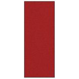 vidaXL Deurmat Rouge et Noir 120 x 300 cm 100% Polyamide