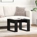 vidaXL Salontafel Zwart Eiken 50 x 50 x 35 cm