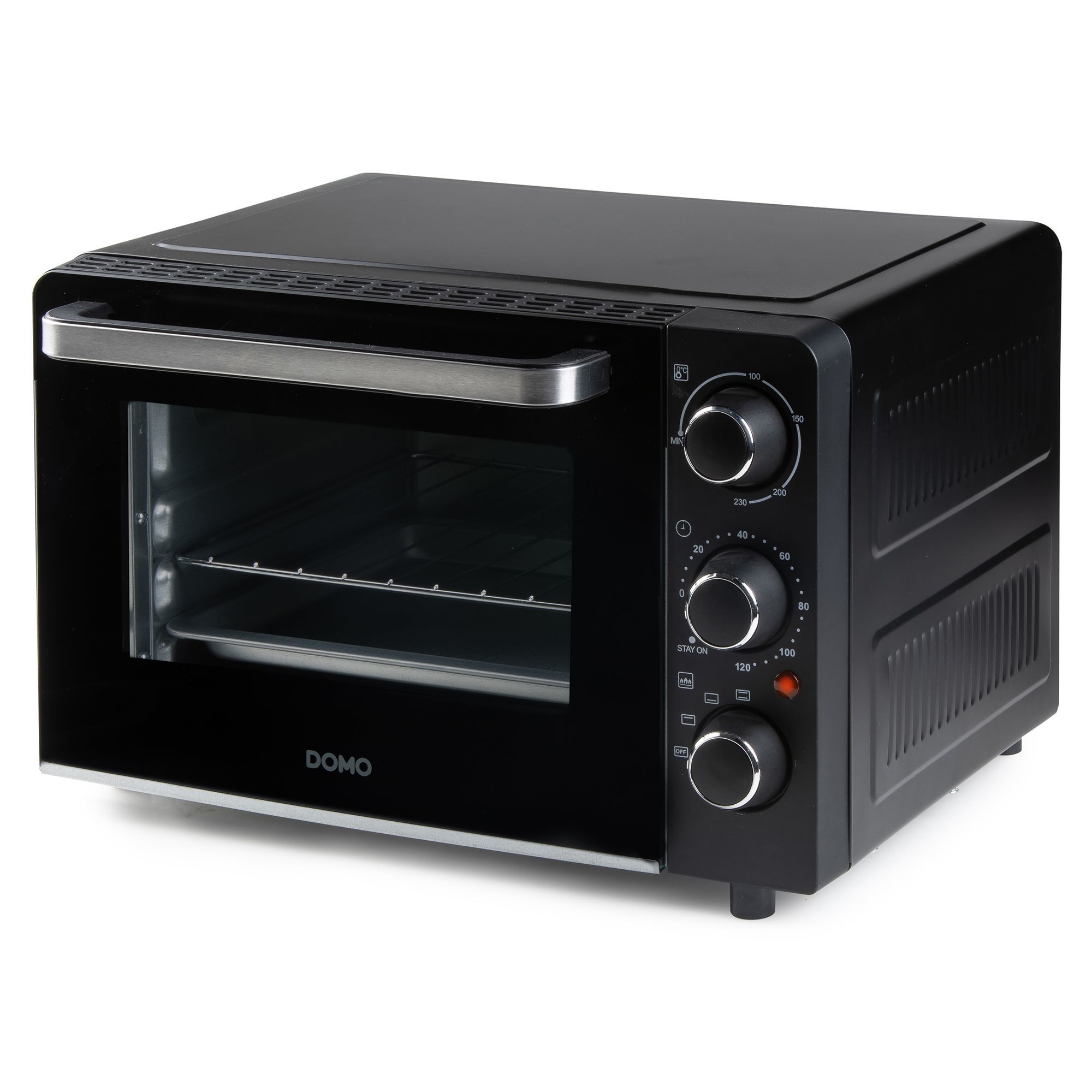 DOMO DO807GO Mini Oven 'Bake and Snack' - 20L - 1300W - Black
