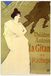 ArtPlaza TW91612 Toulouse-Lautrec - La Gitane de Rechepin decoratieve panelen, hout MDF, multigekleurd, 60x90 cm