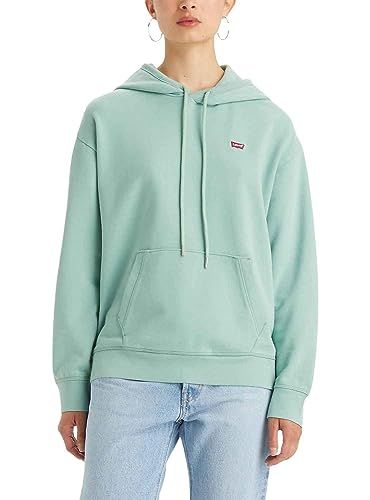 Levi's Standard Sweatshirt Hoodie - Women - Granite Green - XXS