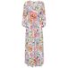 JDY JDYSEZEN LIFE 3/4 MAXI DRESS WVN DIA Dames Maxi jurken XS Viscose Cloud Dancer