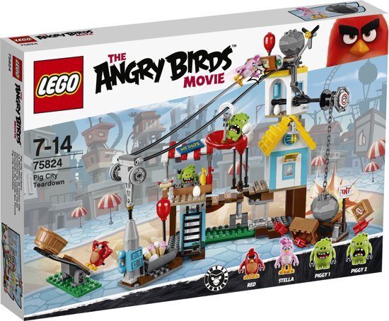 lego Angry Birds pig city sloopfeest 75824