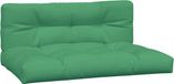 vidaXL Palletkussens 2 stuks stof groen